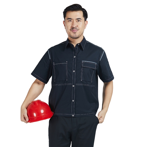 新款夏季翻領時尚工作服