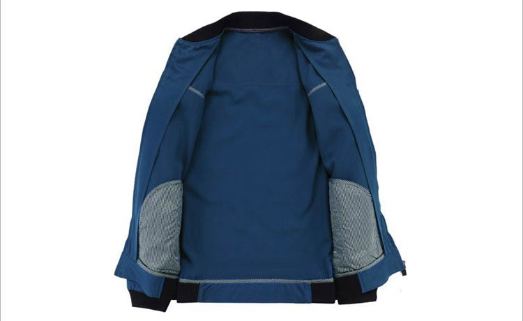 秋季羅紋立領工作服