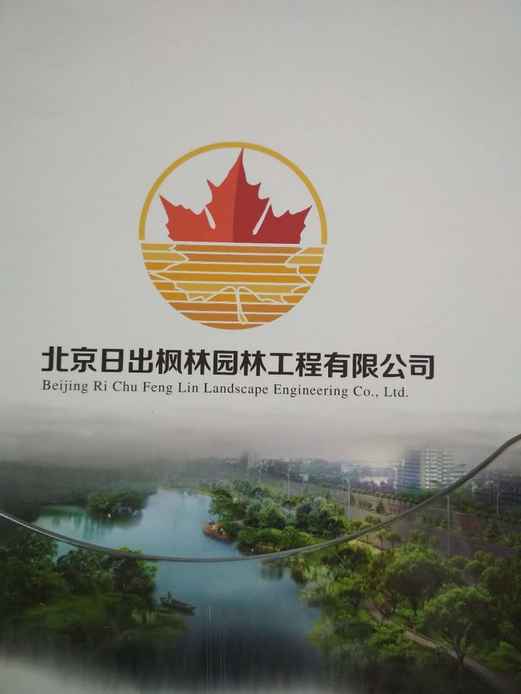 日出楓林園林LOGO墻