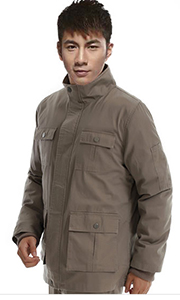 冬季純棉高領工作服