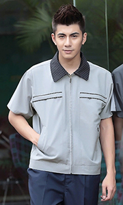 夏季翻領工作服
