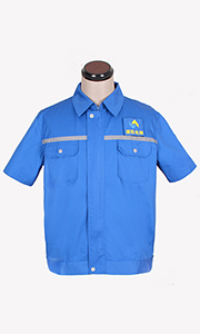 溧陽電梯夏季工服款式圖