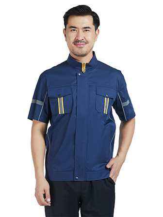 新款夏季立領工作服